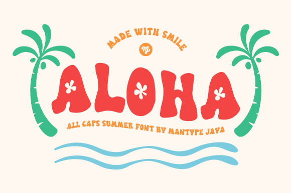 Aloha: The Sunny, Playful Display Font That Brings Summer to Life