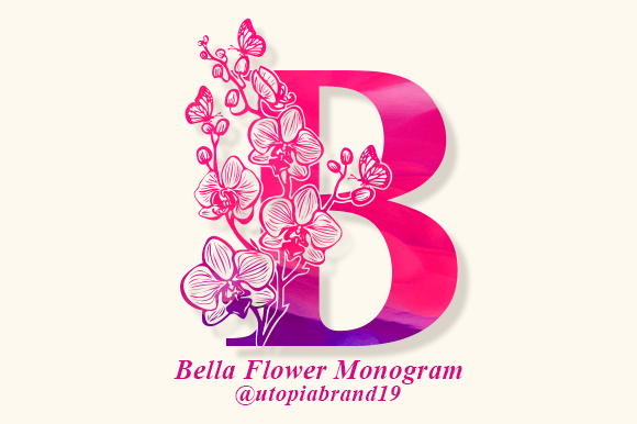 Bella Flower Monogram: Where Elegance Meets Everyday Creativity