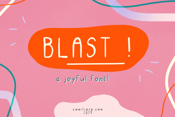 Blast: A Sweet & Friendly Handwritten Font