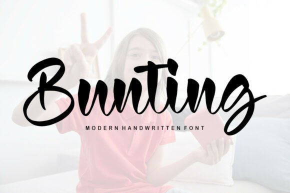 Bunting: A Timeless Handwritten Font for Modern Design