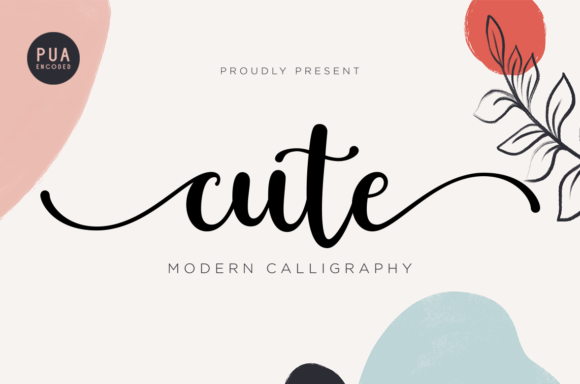 Cute: The Handwritten Font That Balances Charm, Elegance, and Versatility