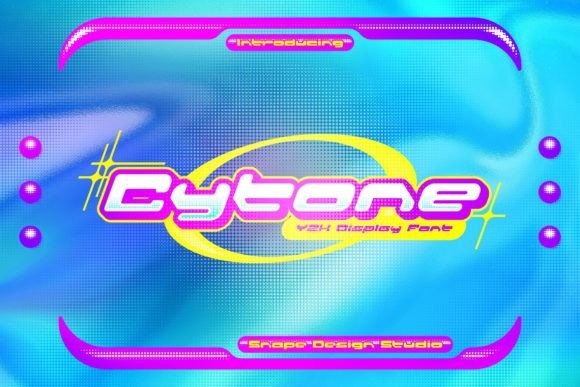 Cytone: The Y2K-Inspired Display Font That Elevates Digital & Cosmic Design