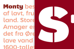 Monty Stencil: A Rounded, Friendly Grotesque Sans Serif for Real-World Clarity