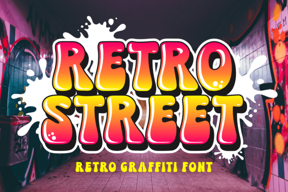 Retro Street: A Nostalgic Graffiti Font That Delivers