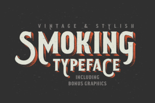 Smoking Typeface: Vintage Western Charm, Modern Versatility