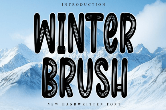 Winter Brush: The Handwritten Font That Elevates Luxury Design